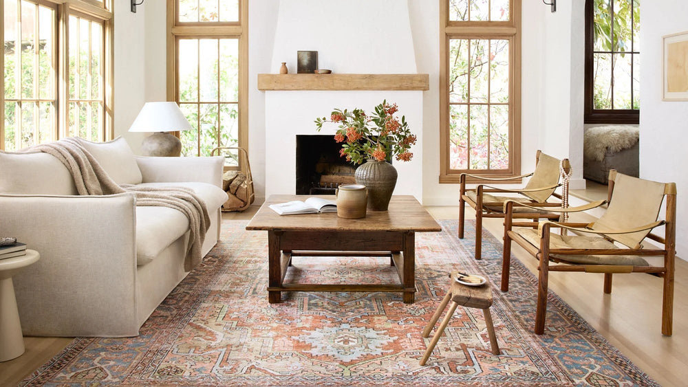 Vintage Persian rug with naturally aged dyes — article cover