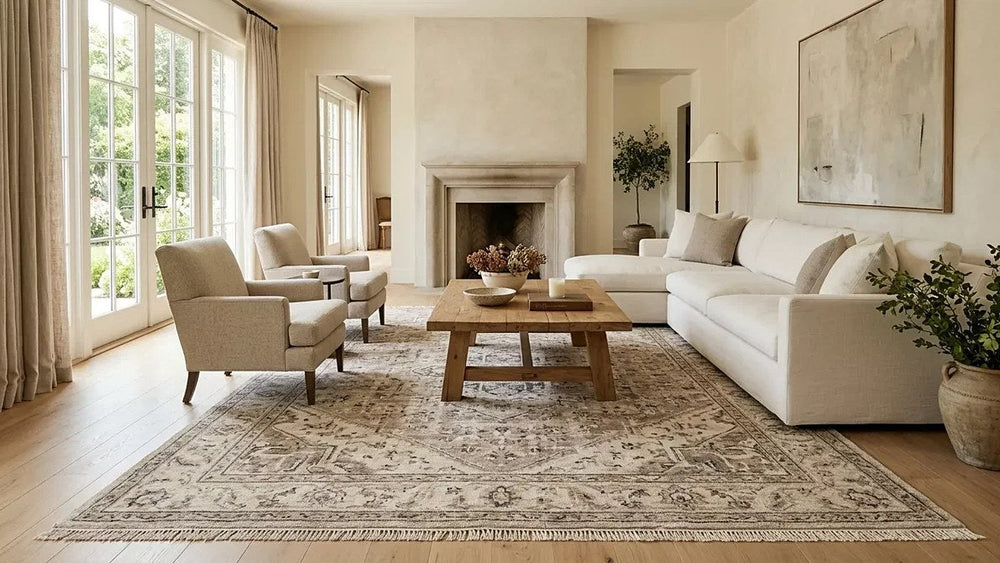 Hand-knotted vintage rug detail — article cover