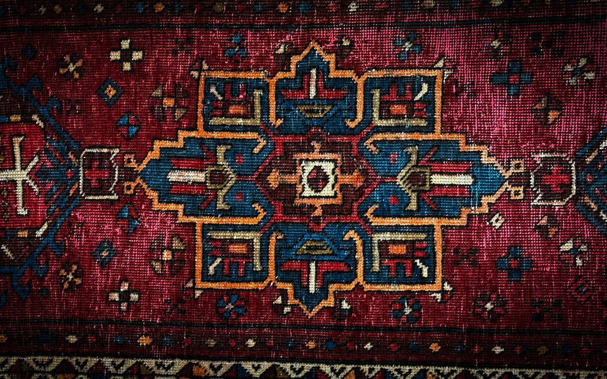 Medallion Rugs, vintage hand-knotted rug at Storied Rugs