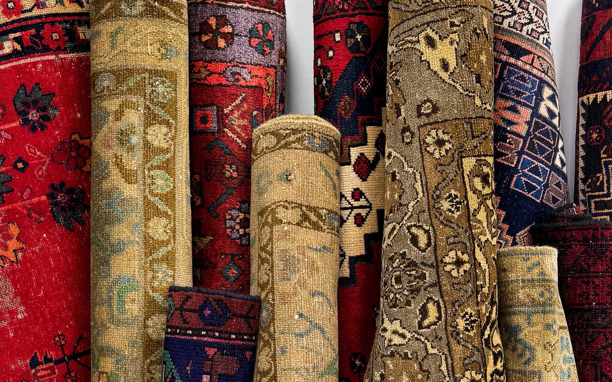 Vintage Persian and Turkish rugs newly added to the collection