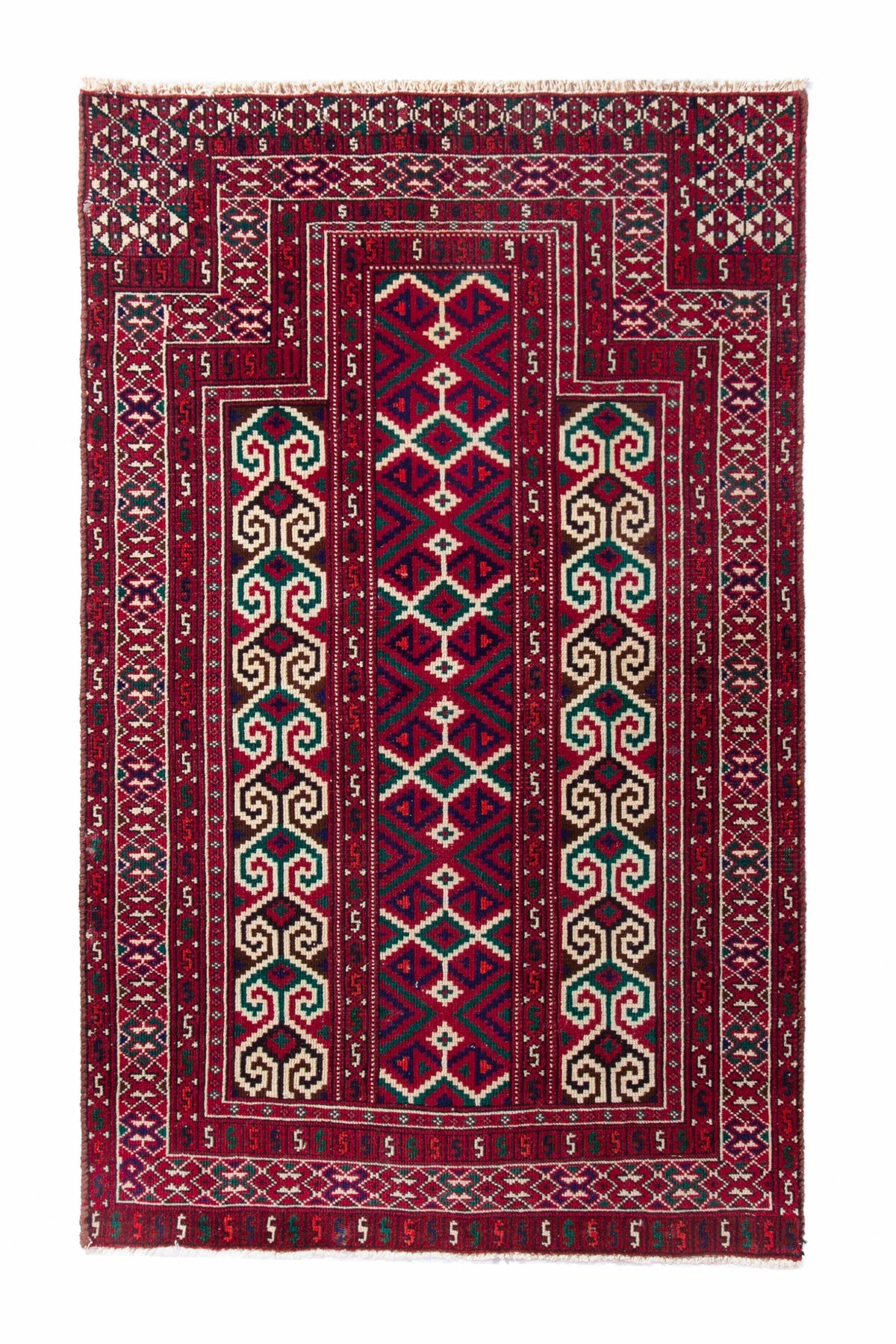 1038, Persian Baluch Area Rug