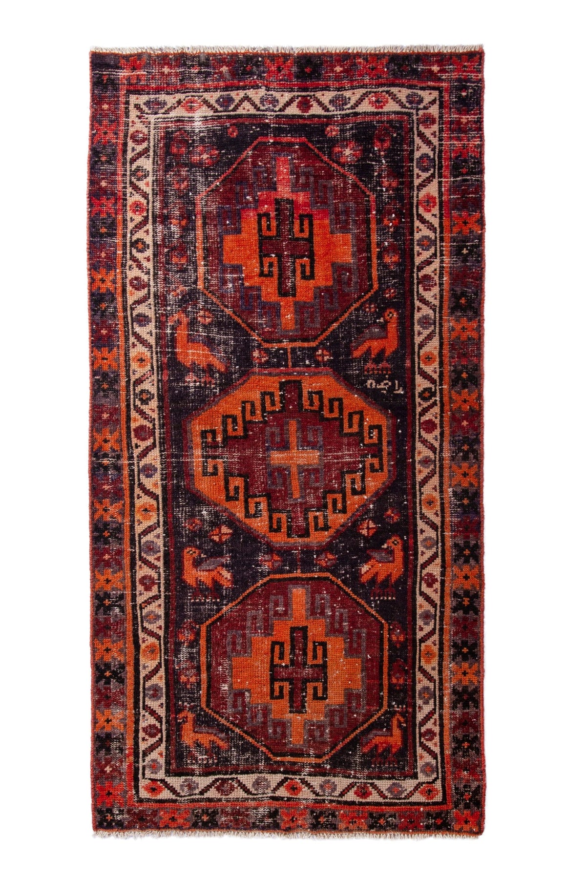 1047, Persian Hamadan Area Rug