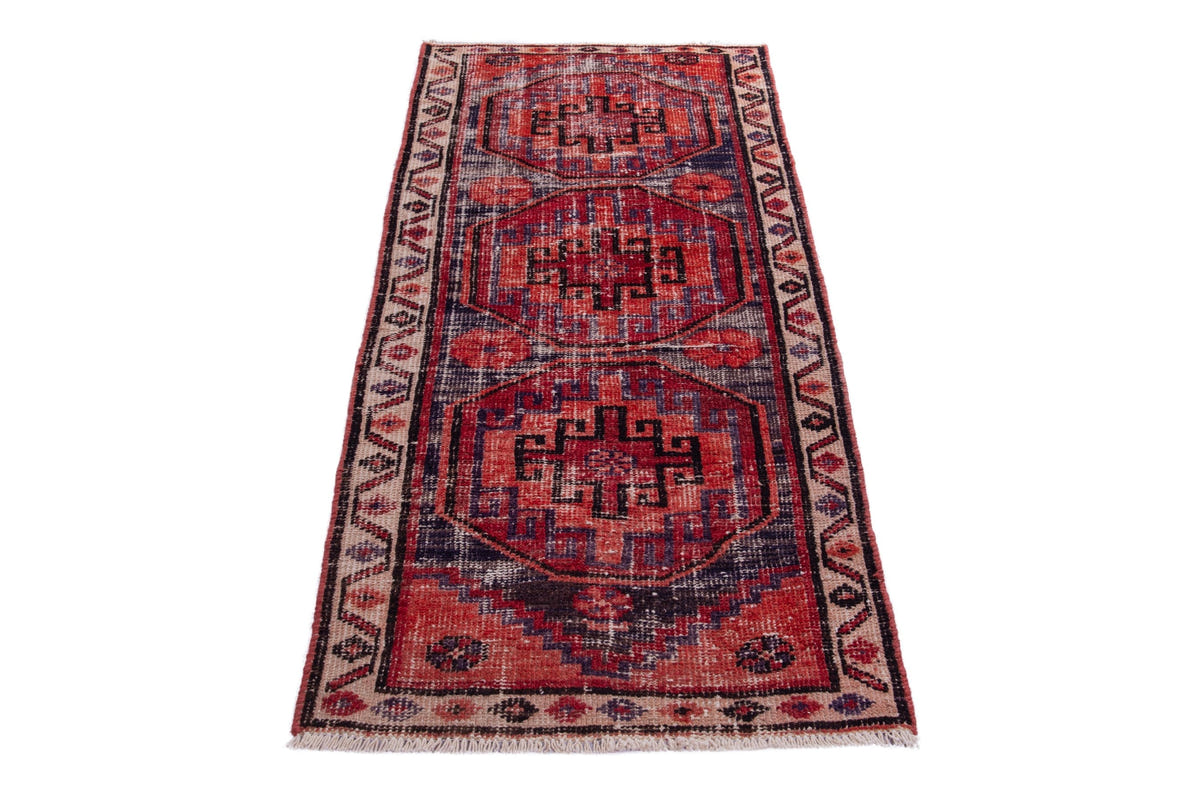 1183, Persian Zanjan Runner Rug