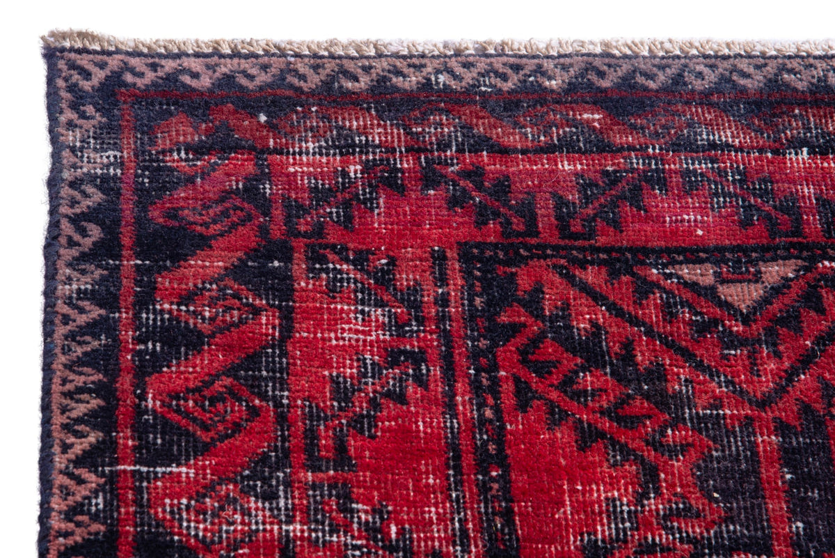 1184, Persian Baluch Runner Rug