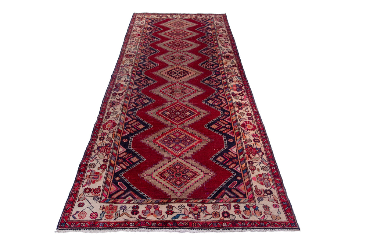 1207, Persian Hamadan Runner Rug