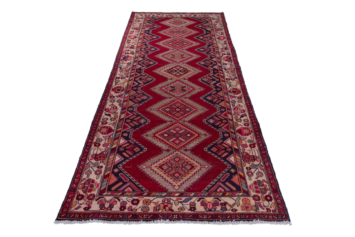 1207, Persian Hamadan Runner Rug