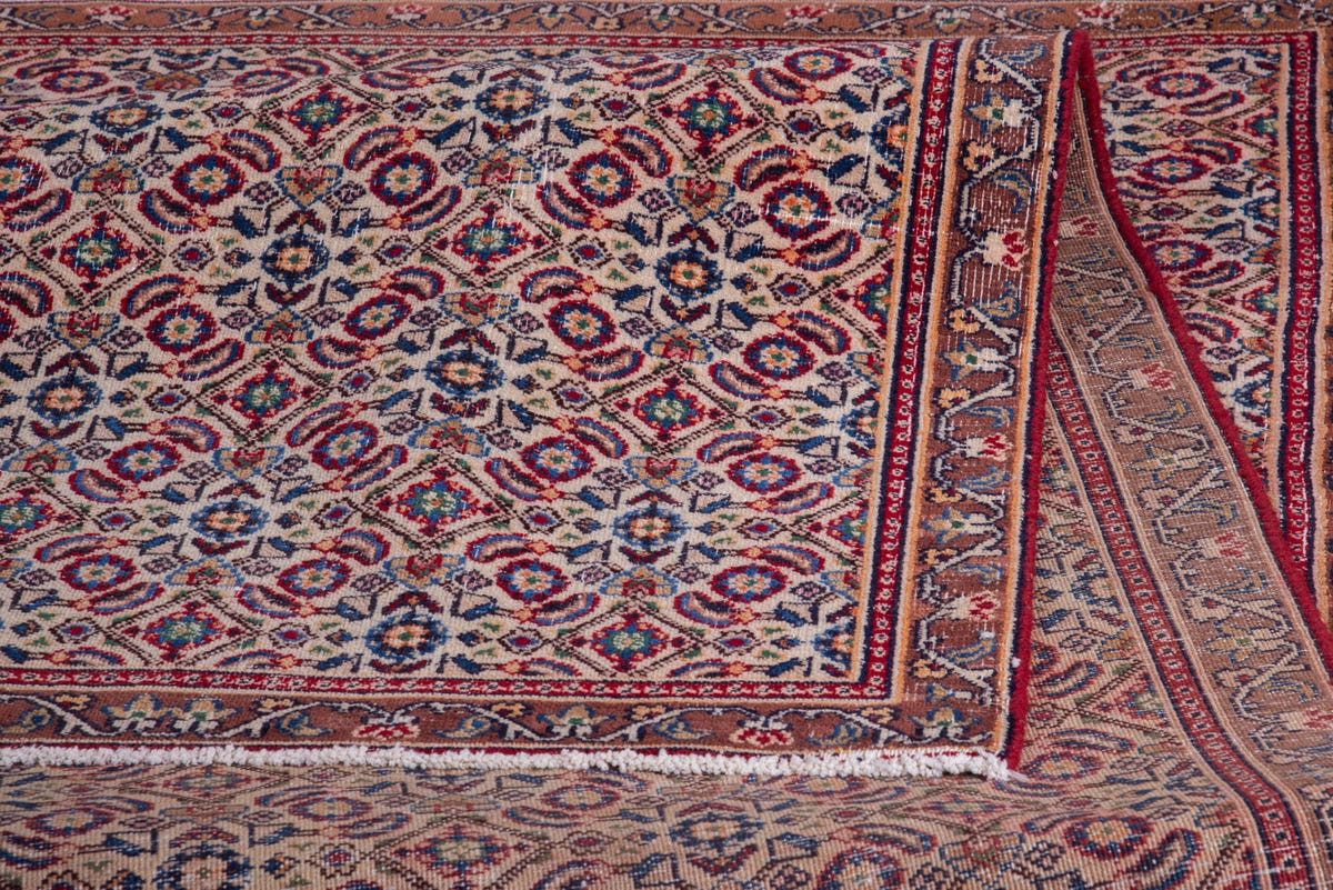1221, Persian Birjand Runner Rug