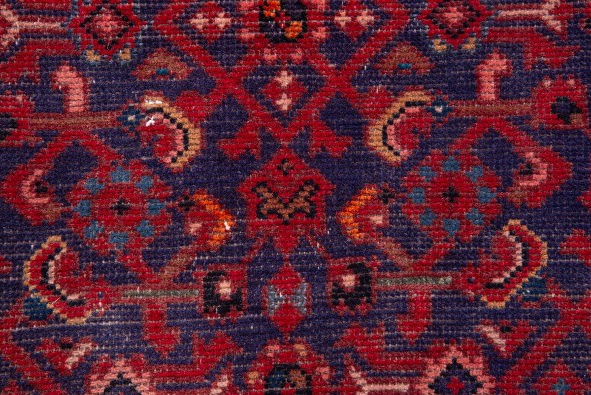 1233, Persian Hamadan Runner Rug