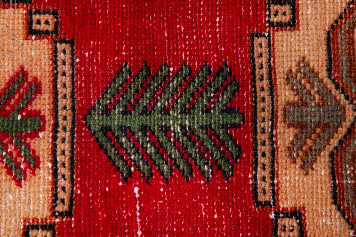 1249, Persian Torkaman Runner Rug
