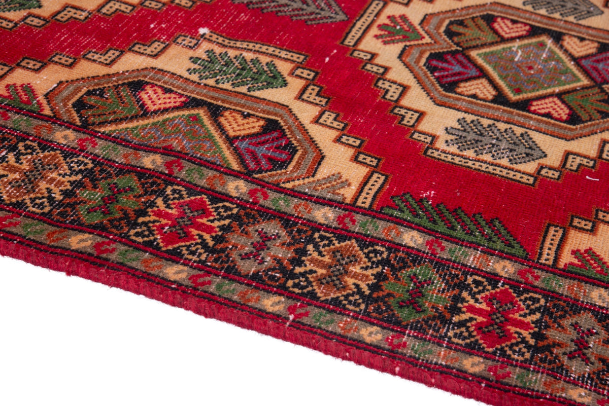 1249, Persian Torkaman Runner Rug