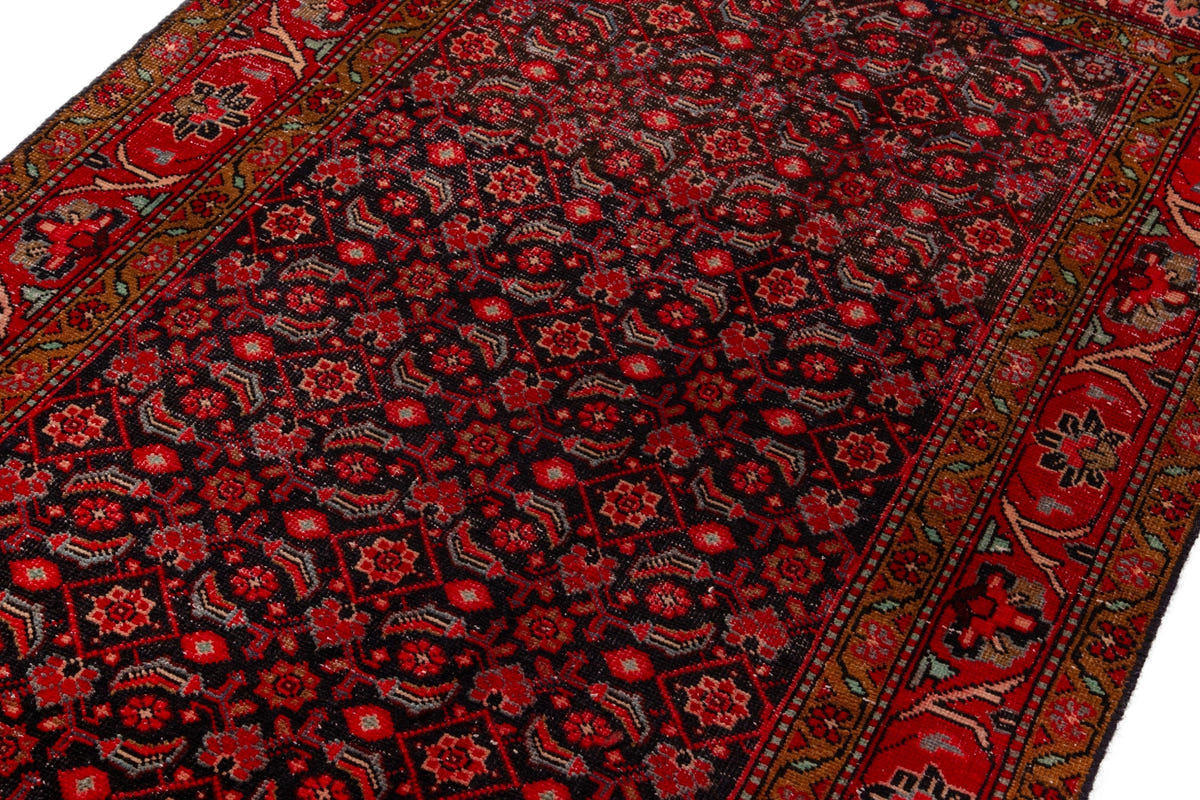 1278, Persian Hamadan Runner Rug