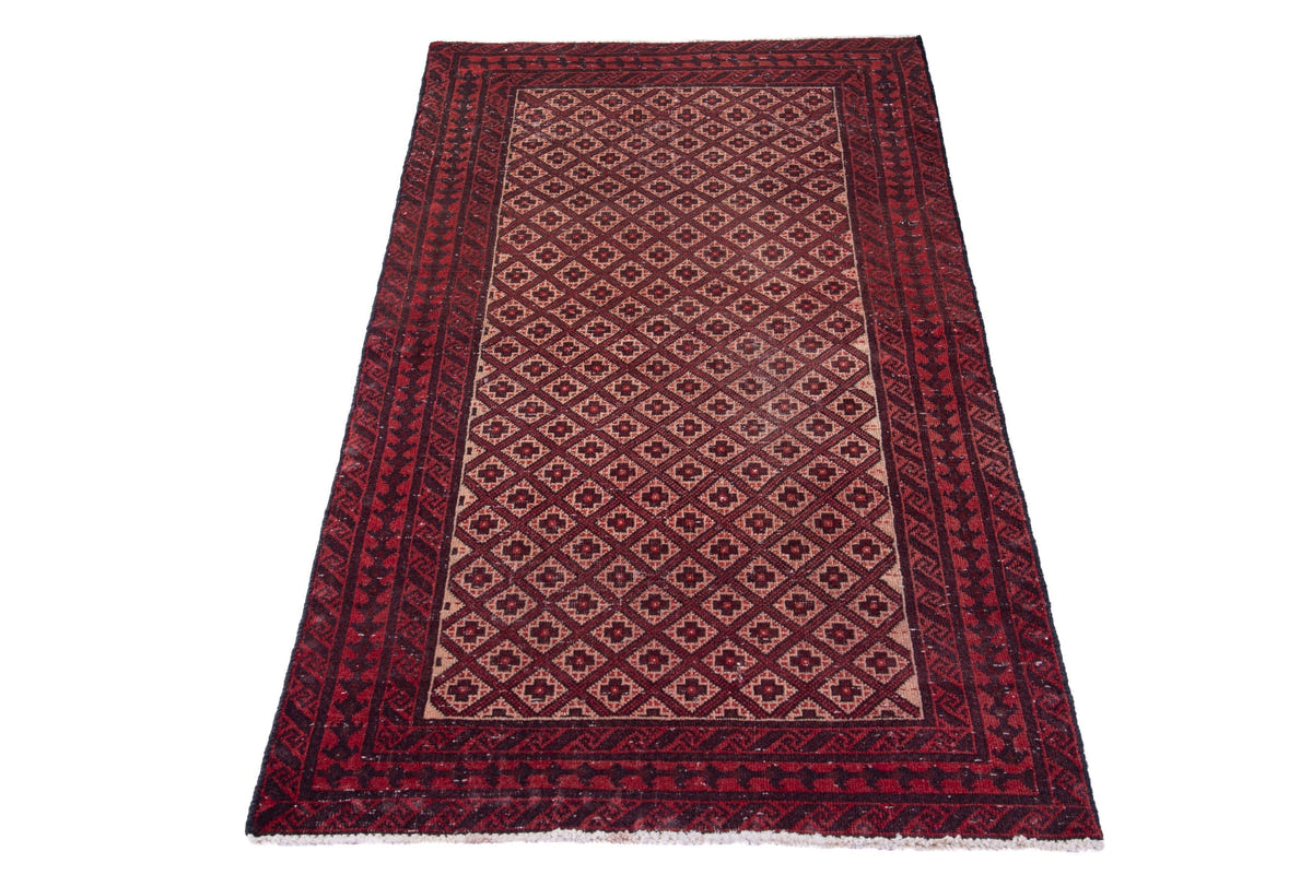 1308, Persian Baluch Runner Rug