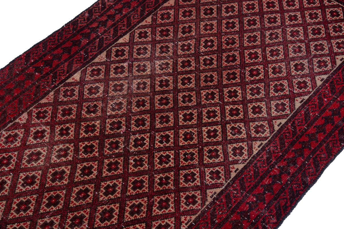 1308, Persian Baluch Runner Rug
