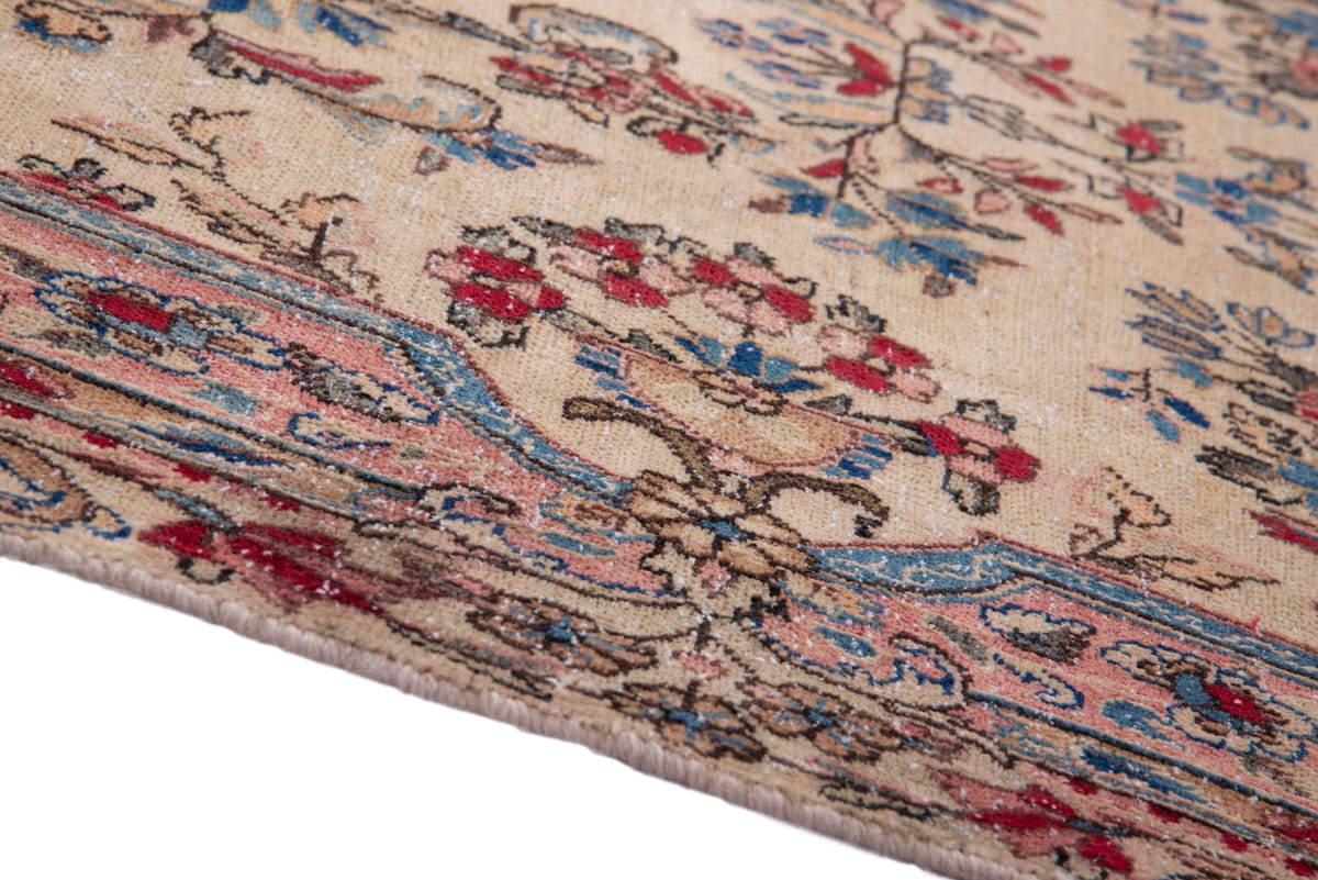 1370, Persian Kerman Runner Rug