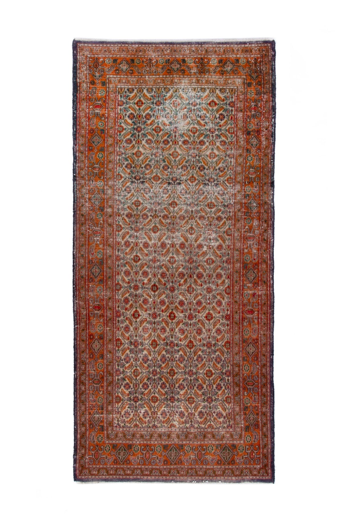 1378, Persian Birjand Runner Rug