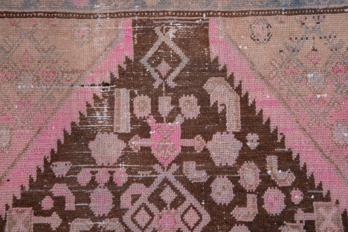 1387, Persian Hamadan Runner Rug