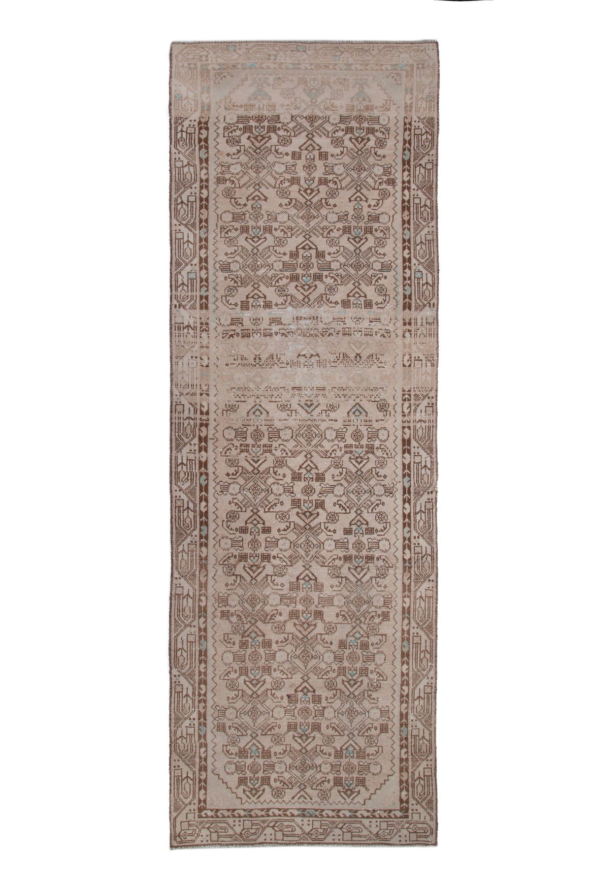 1393, Persian Hamadan Runner Rug
