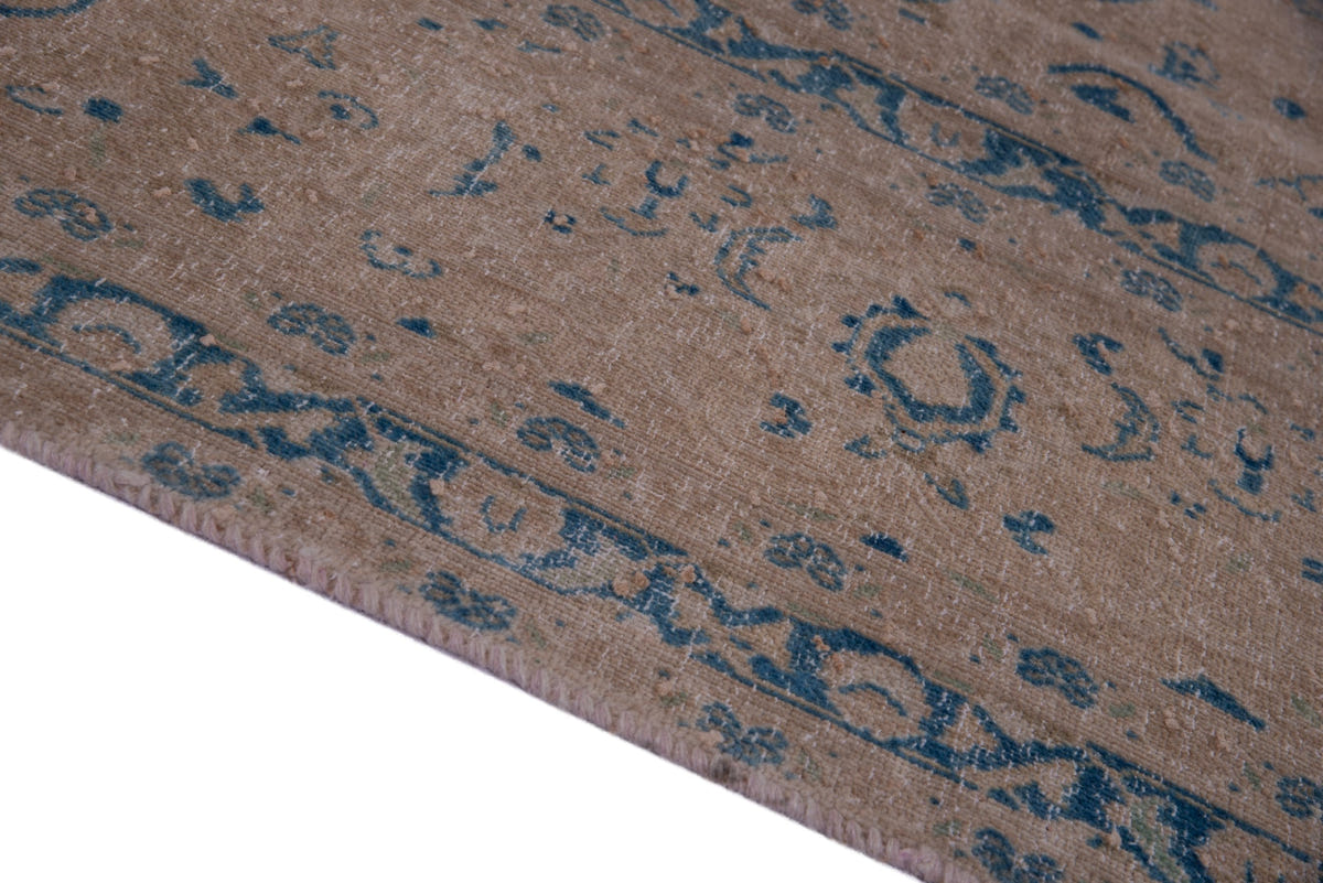 Turkish Anatolian oversized rug in tan and greige, view 17 of 18