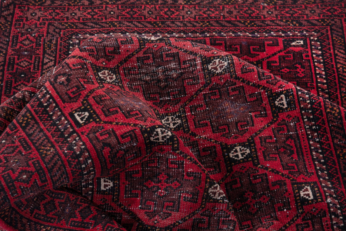 1495, Persian Baluch Runner Rug