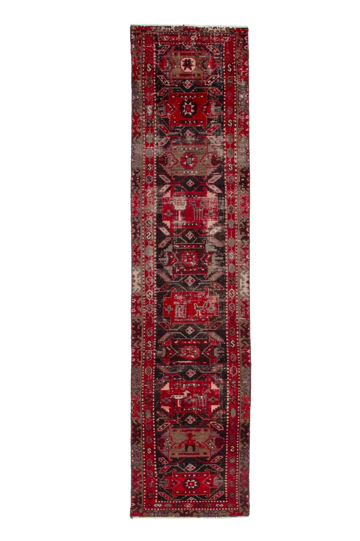 1544, Persian Saveh Runner Rug