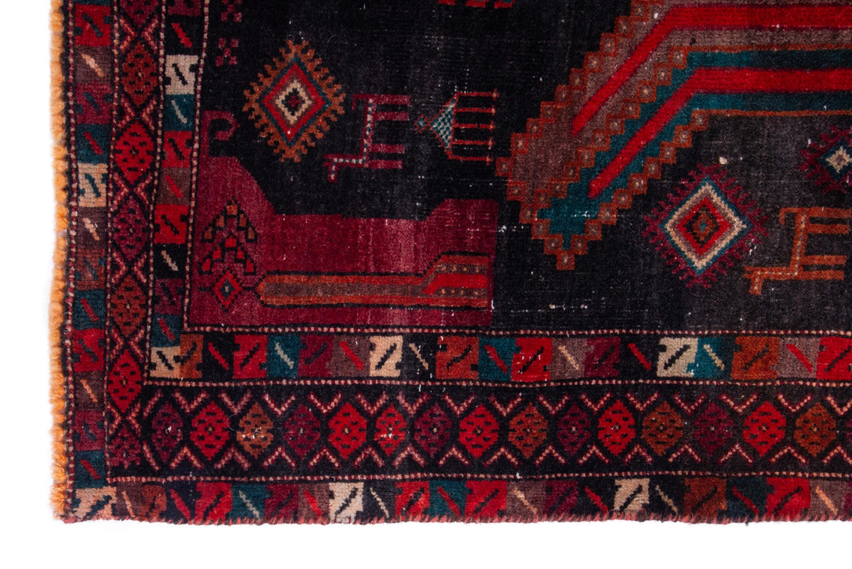 1578, Persian Baluch Runner Rug