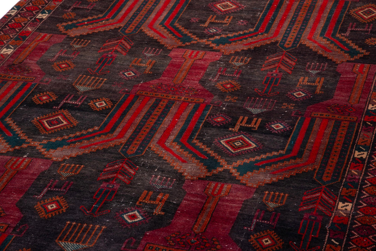 1578, Persian Baluch Runner Rug