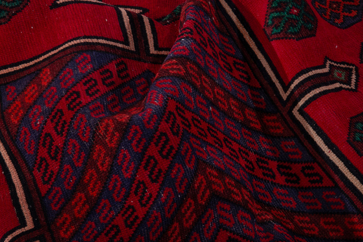 1594, Persian Ghoochan Runner Rug