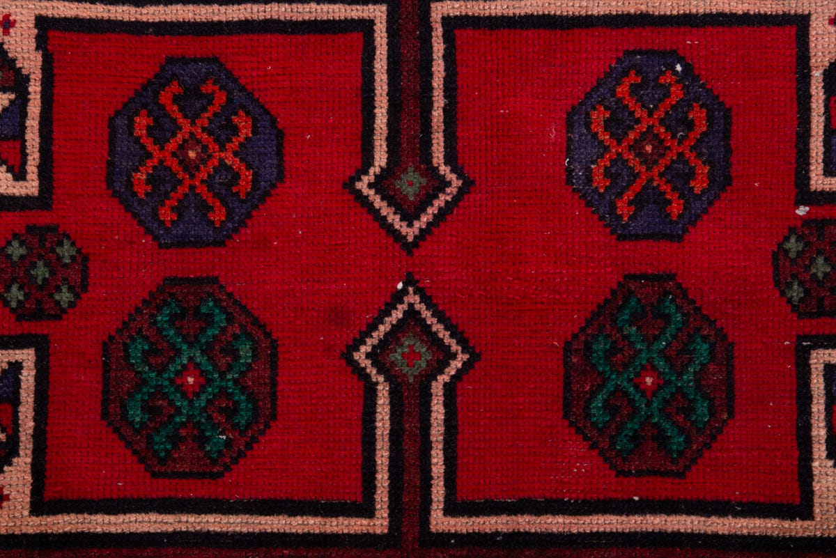 1594, Persian Ghoochan Runner Rug