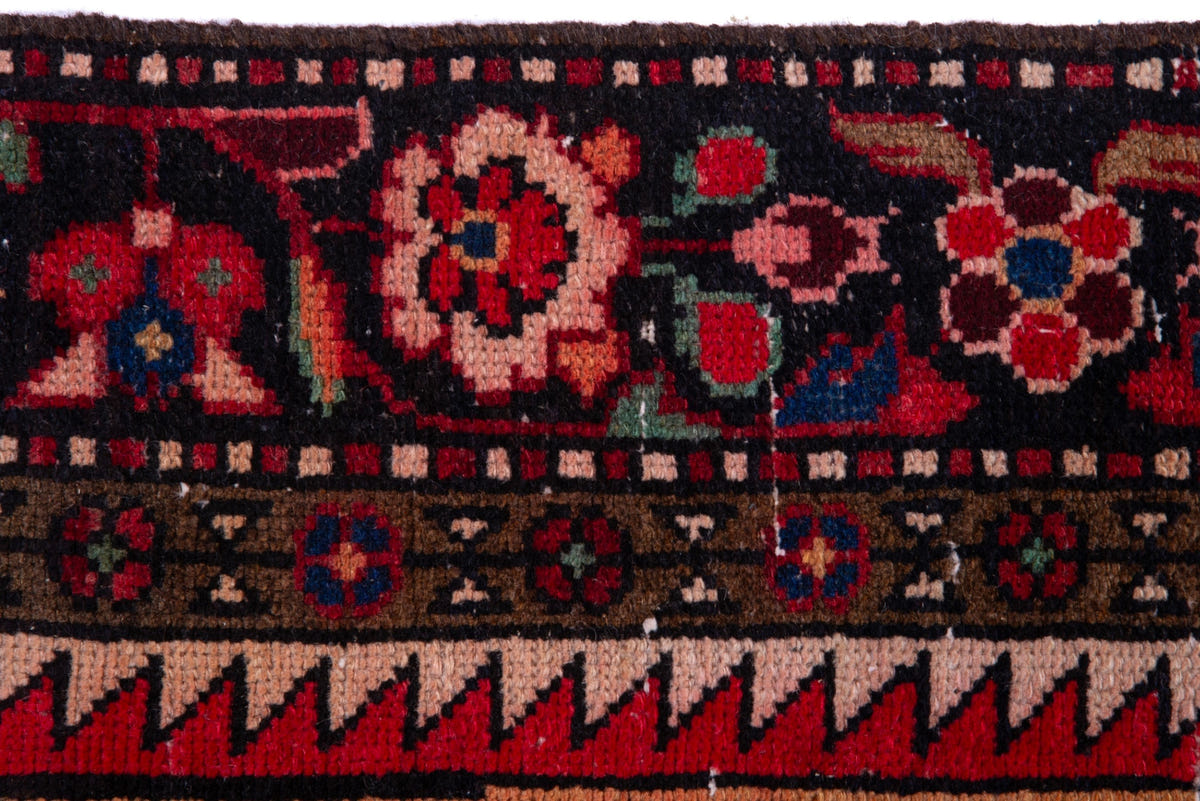 1605, Persian Hamadan Runner Rug