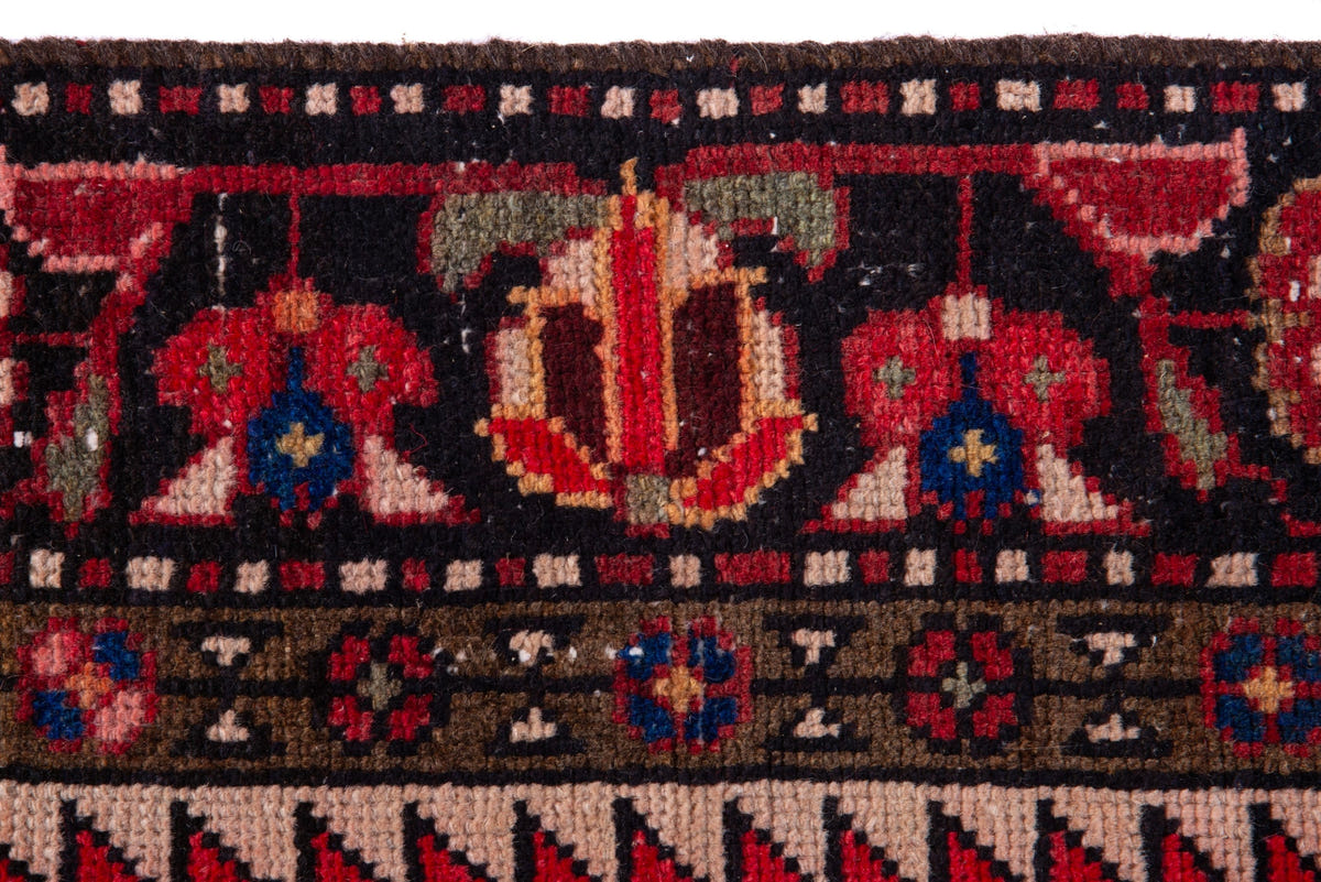 1605, Persian Hamadan Runner Rug