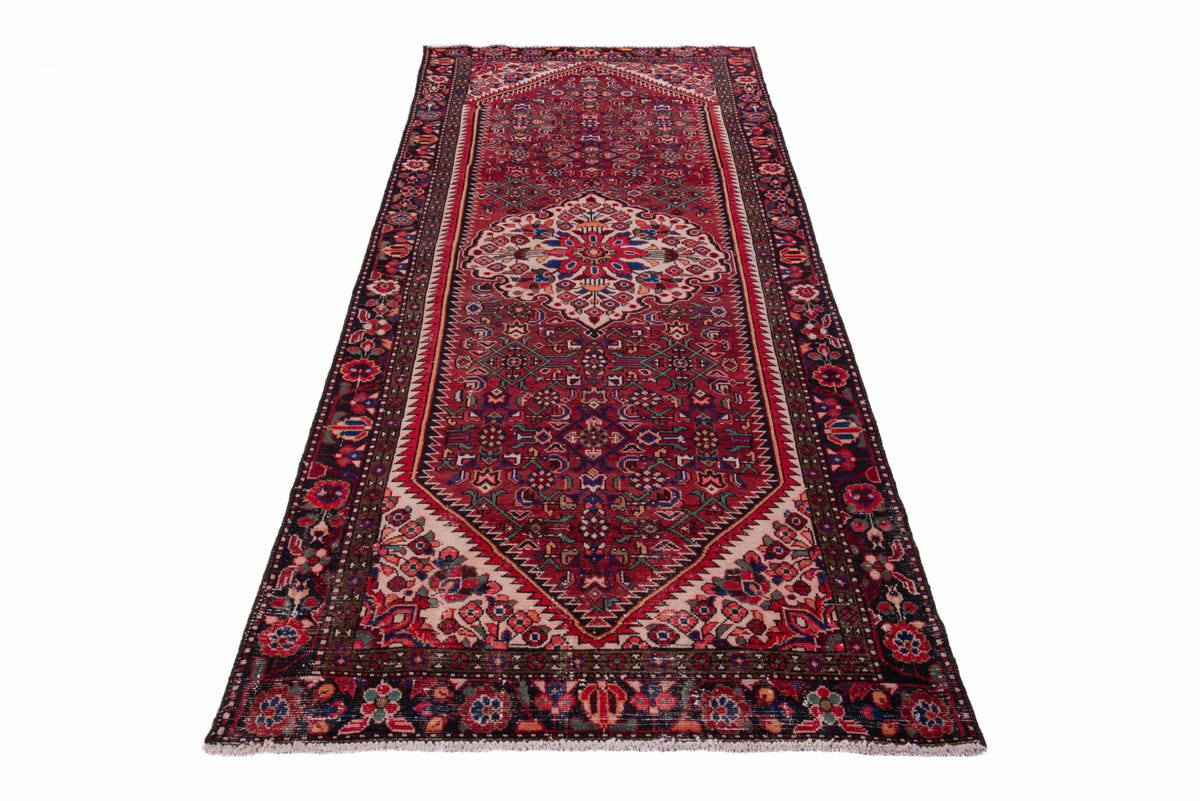 1605, Persian Hamadan Runner Rug