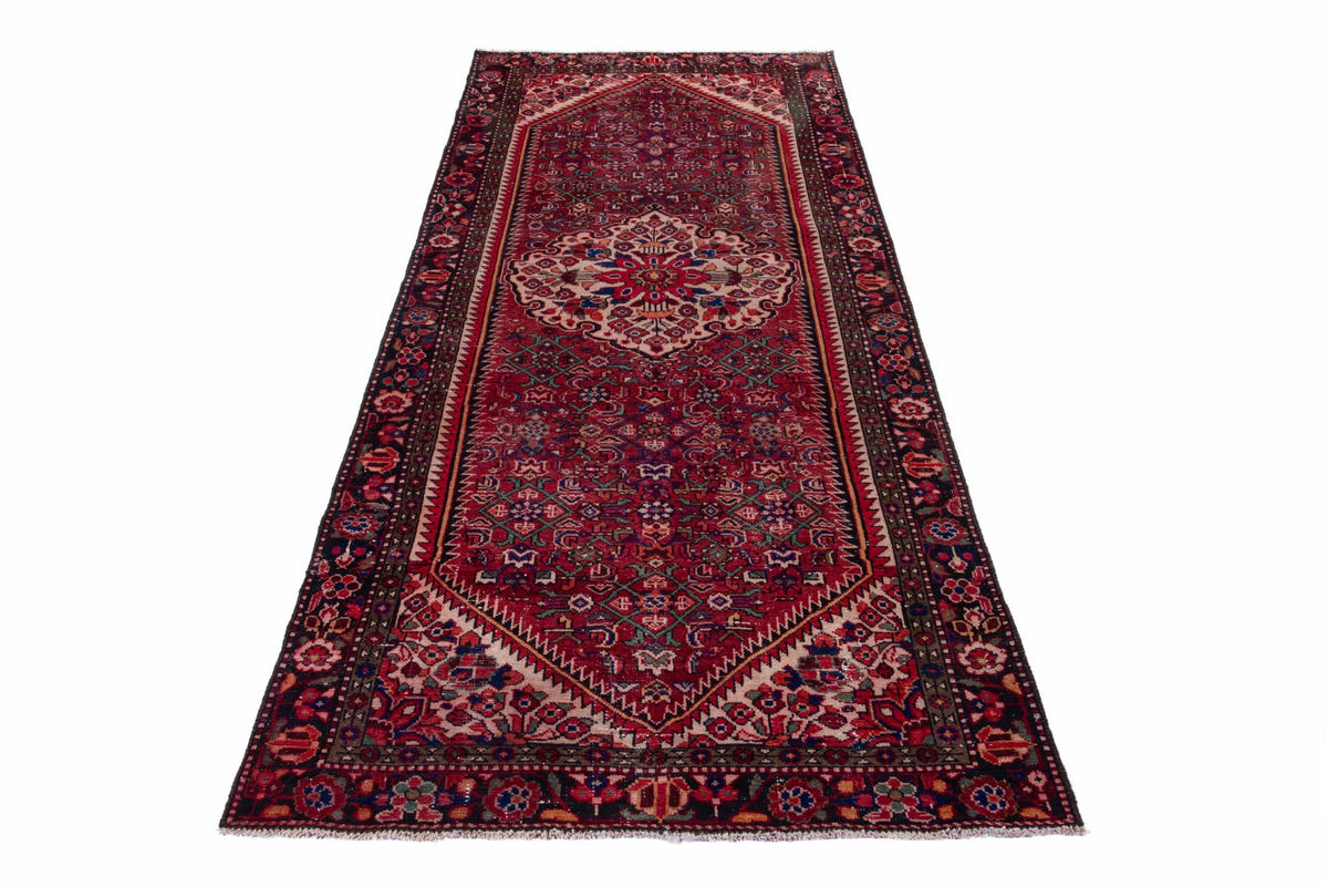 1605, Persian Hamadan Runner Rug