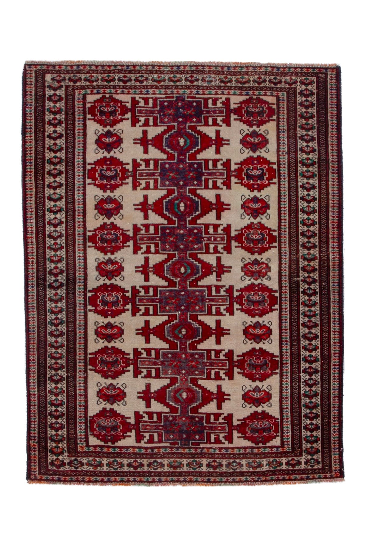 1631, Persian Torkaman Area Rug