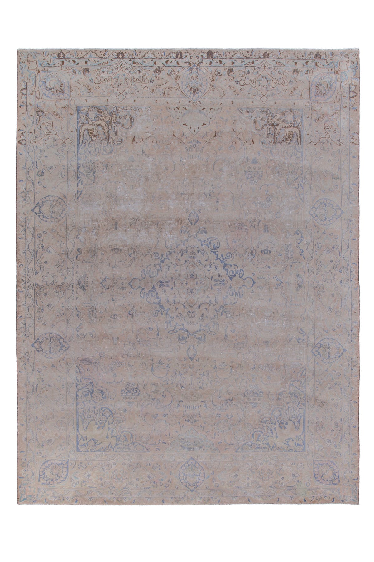 1665, Persian Kashmar Oversized Rug