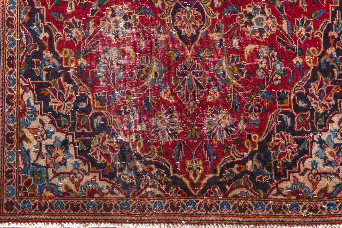 1744, Persian Kashan Area Rug