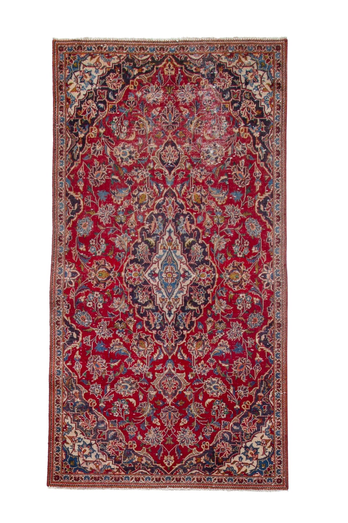1744, Persian Kashan Area Rug