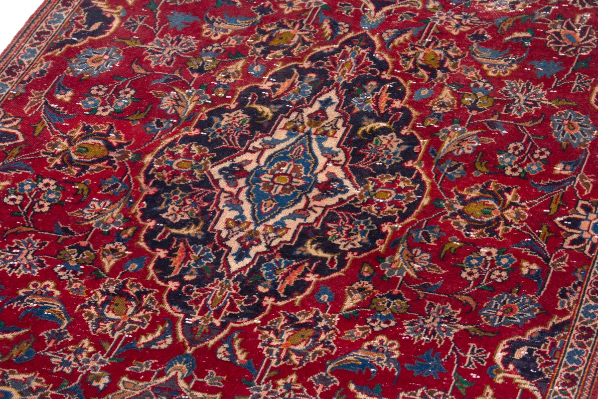 1744, Persian Kashan Area Rug
