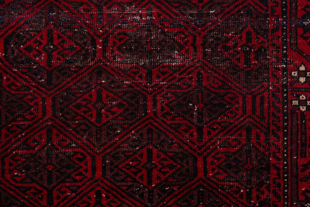 1758, Persian Baluch Runner Rug
