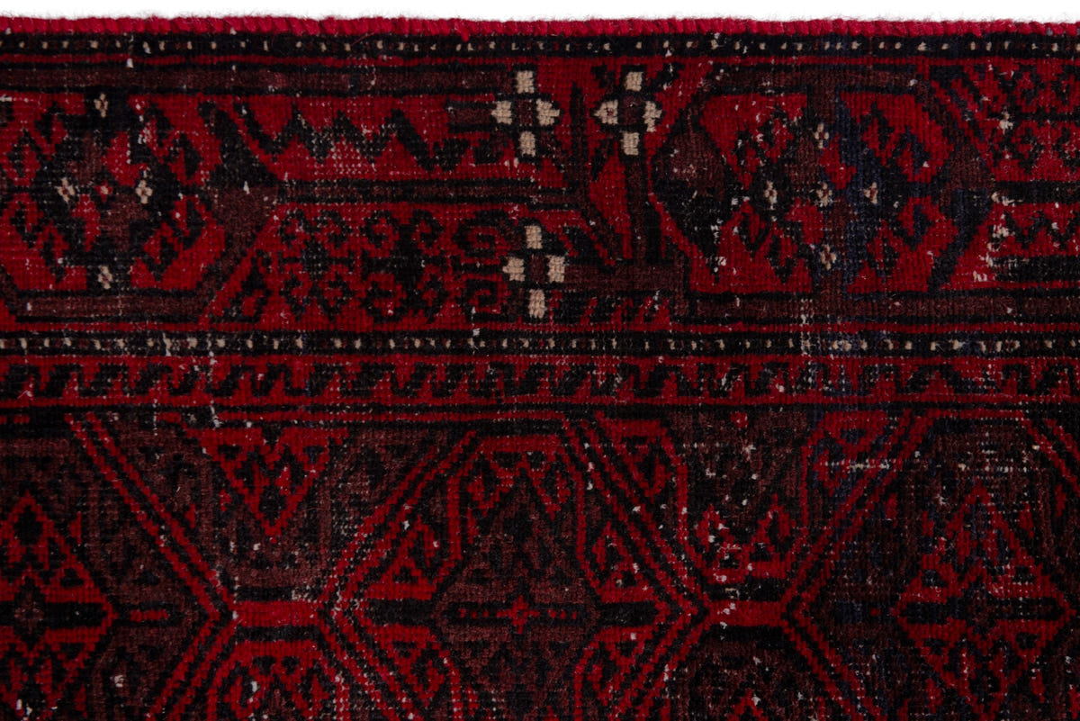 1758, Persian Baluch Runner Rug