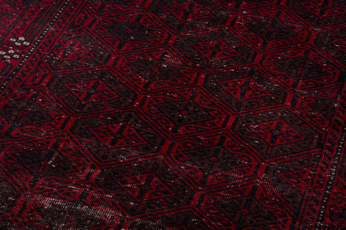 1758, Persian Baluch Runner Rug