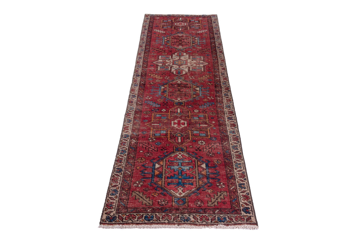 1819, Persian Gharajeh Runner Rug