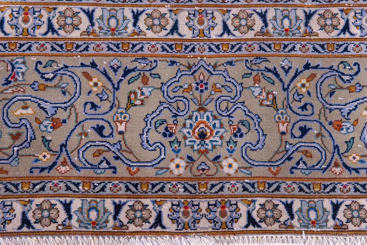 1844, Persian Kashan Oversized Rug