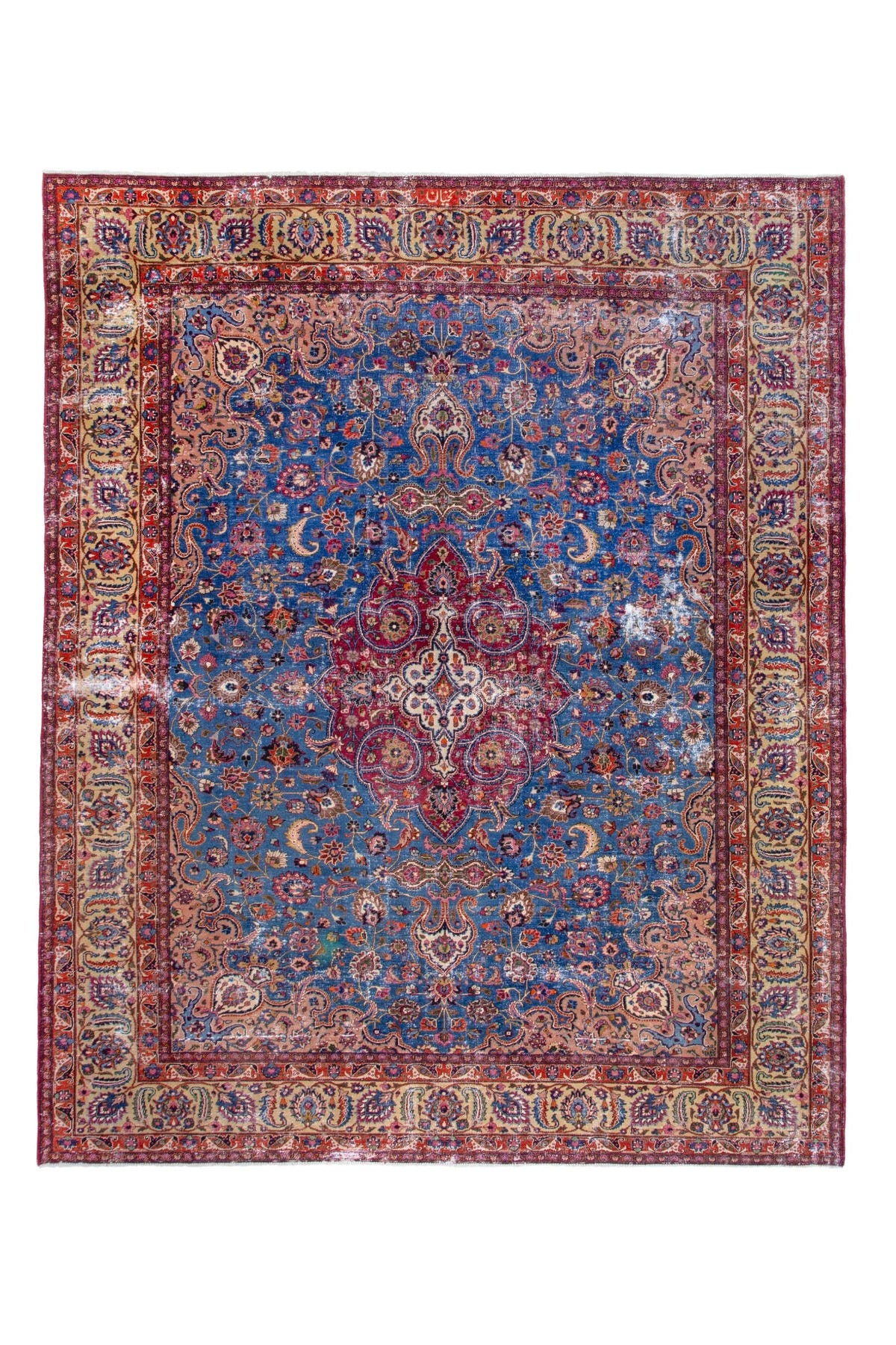 1850, Persian Mashhad Oversized Rug
