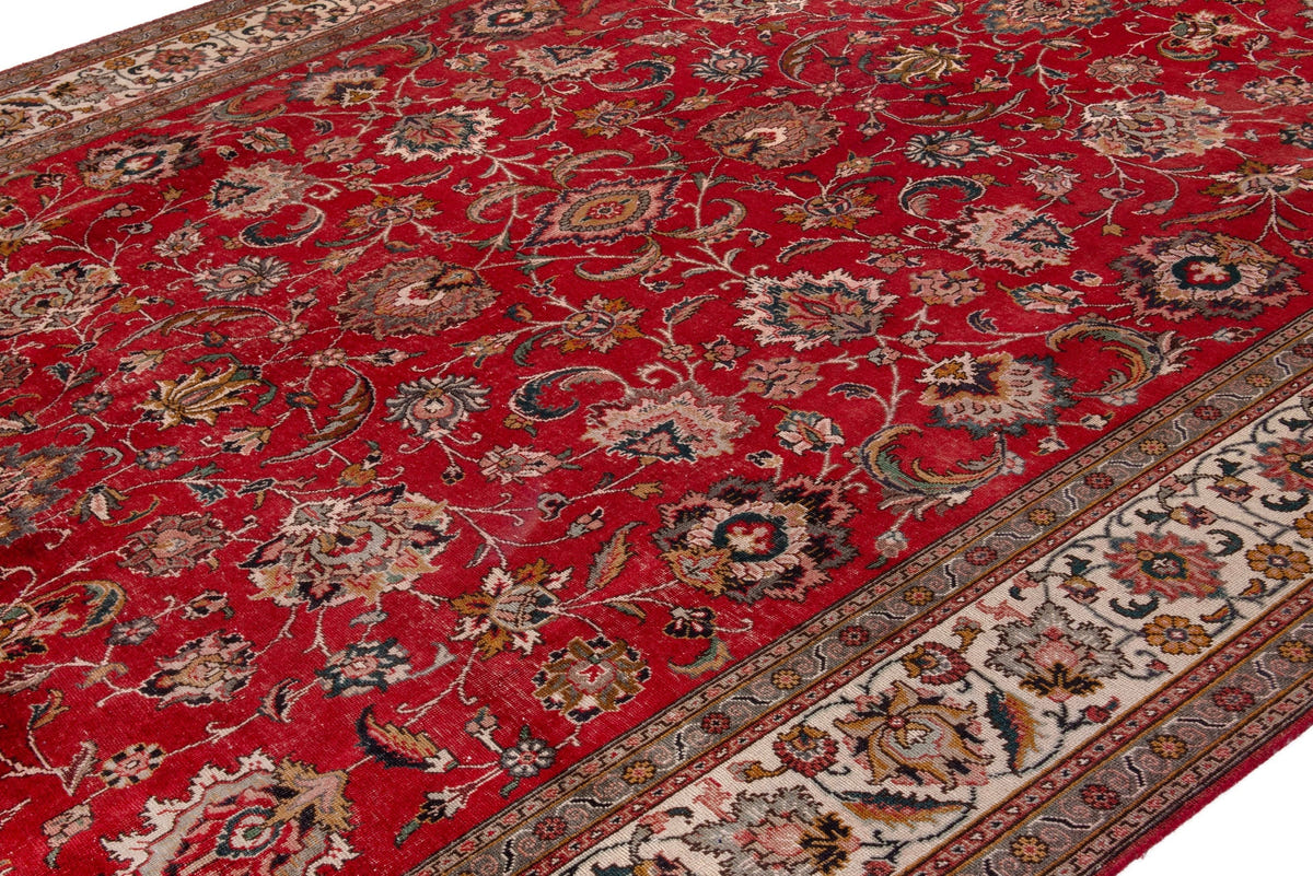 1852, Persian Tabriz Oversized Rug