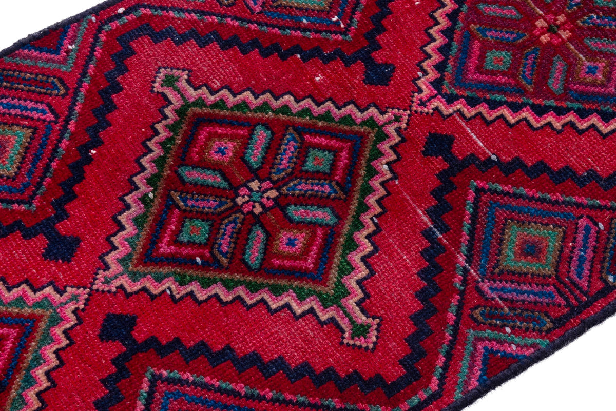 1899, Persian Hamadan Runner Rug