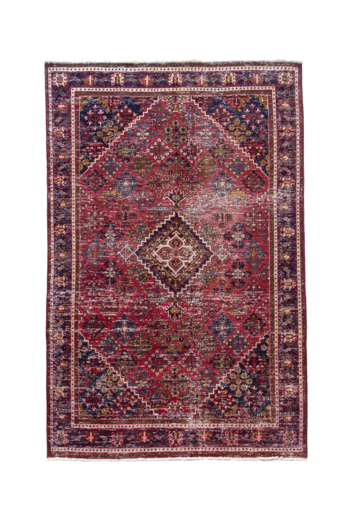 1908, Persian Joshaghan Area Rug
