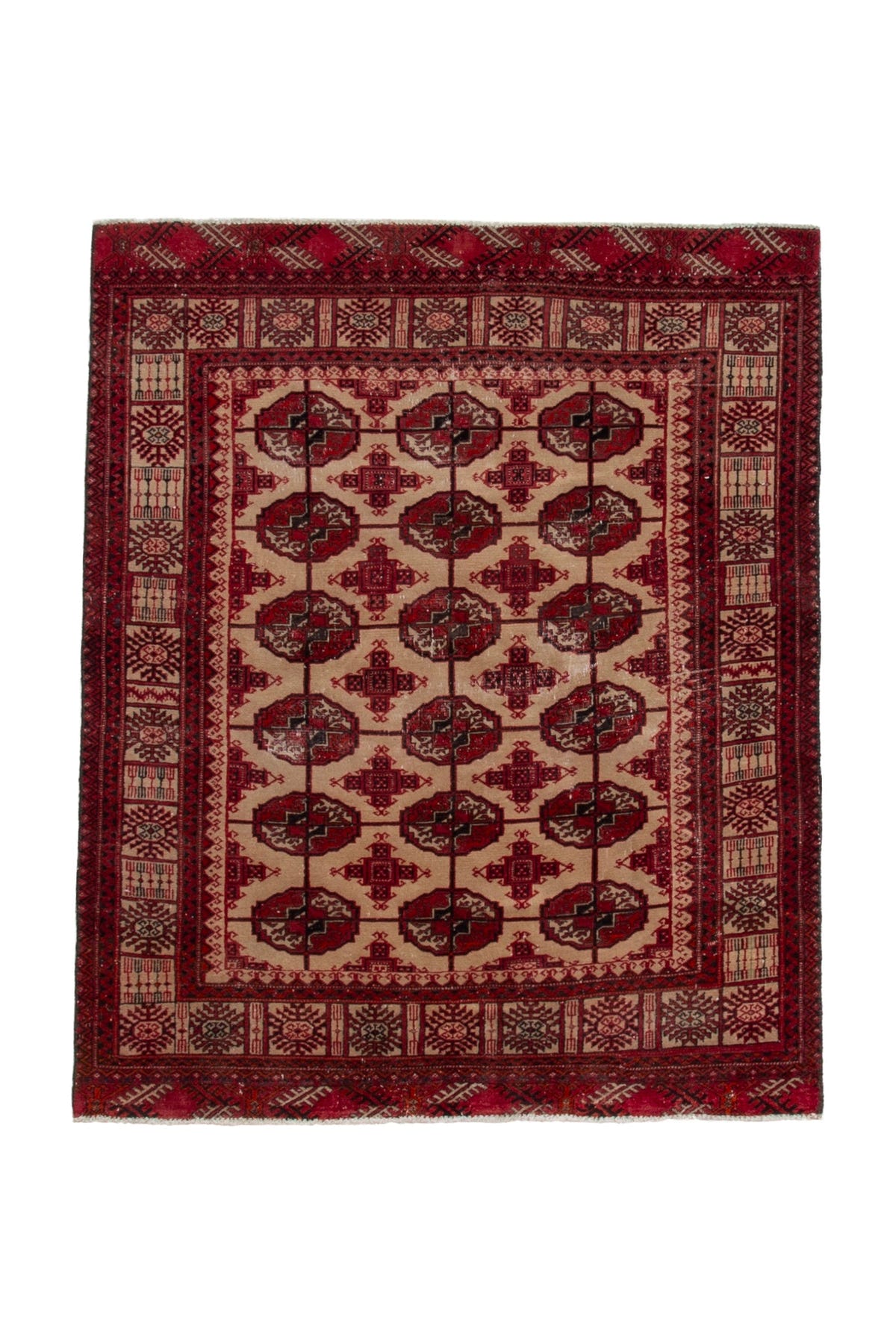 1923, Persian Torkaman Area Rug