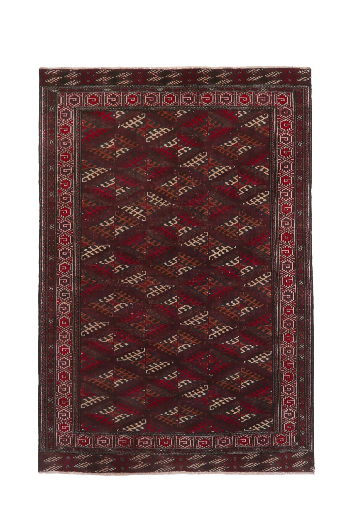 1952, Persian Torkaman Oversized Rug