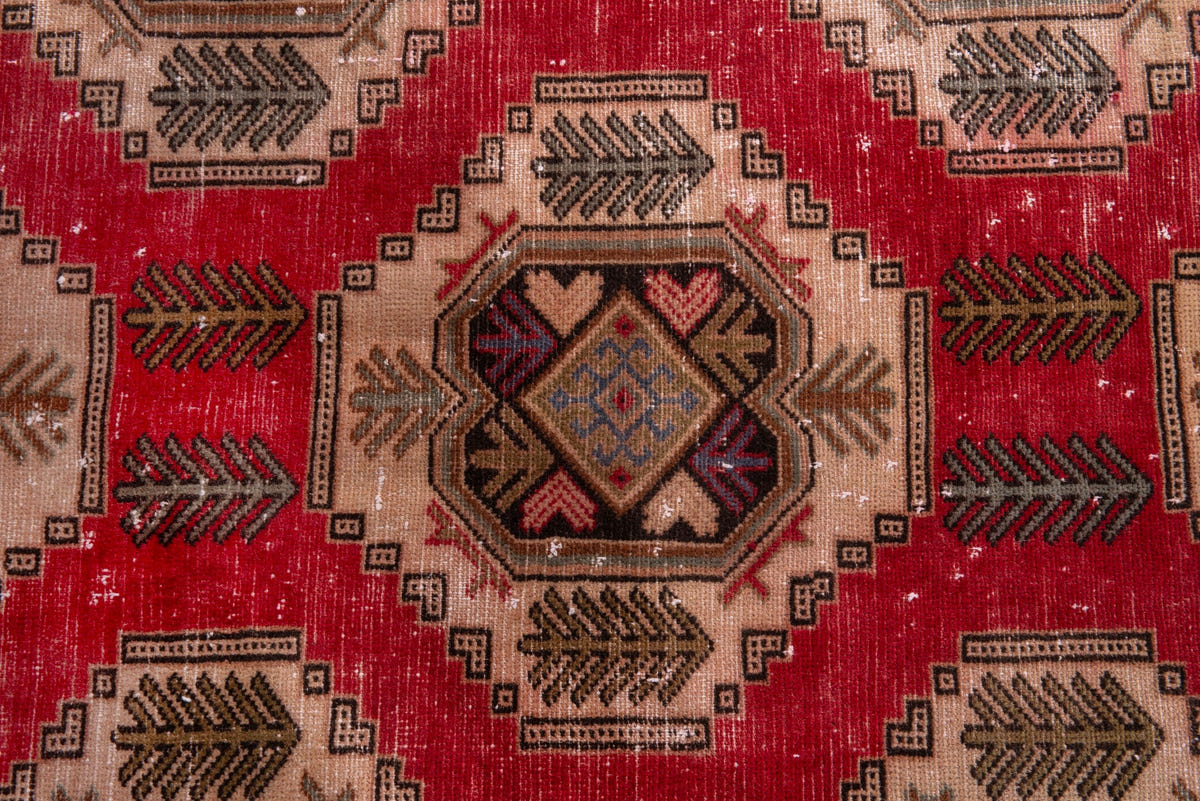 1960, Persian Torkaman Oversized Rug