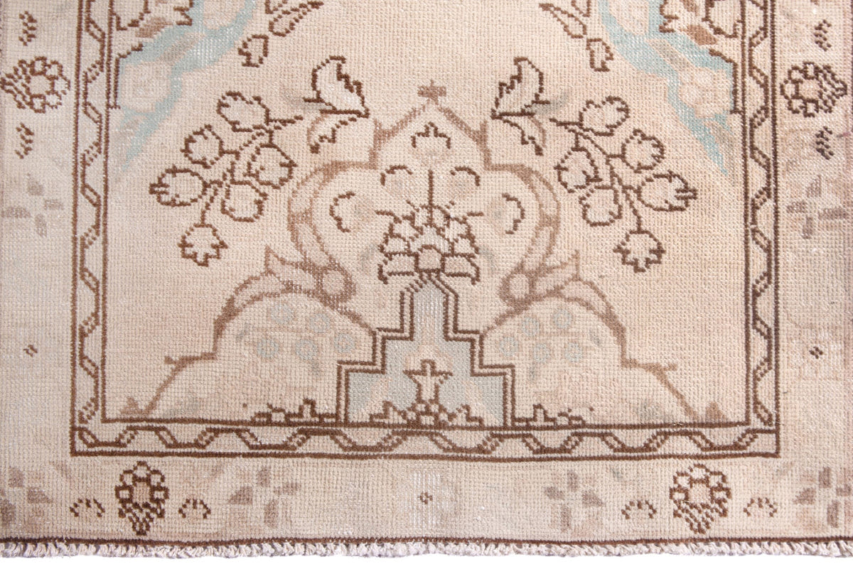 1969, Persian Tabriz Runner Rug
